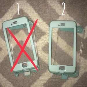 Teal Nuud Lifeproof Case 6/6s: ONE LEFT